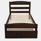 Platform Twin Bed Frame with Storage Drawer
