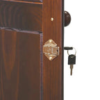 Palace Imports 100% Solid Wood Smart Wardrobe Armoire with 2 Drawers, Metal or Wooden Knobs