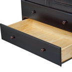 Palace Imports 100% Solid Wood Smart Wardrobe Armoire with 2 Drawers, Metal or Wooden Knobs