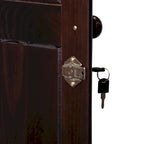 Palace Imports 100% Solid Wood Smart Wardrobe Armoire with 2 Drawers, Metal or Wooden Knobs