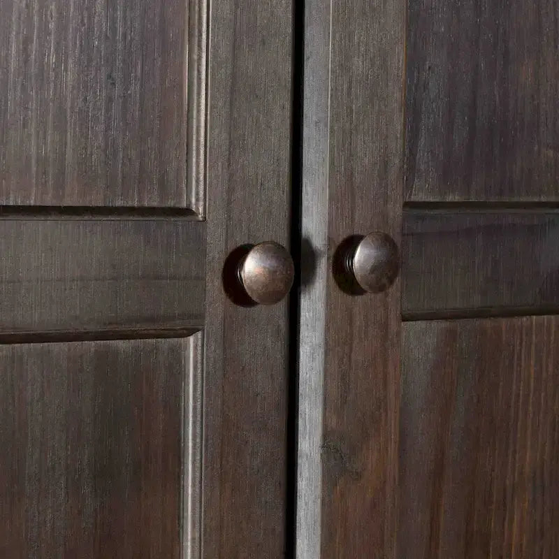 Grain Wood Furniture Shaker 2-Door Solid Wood Armoire - 41x72x22