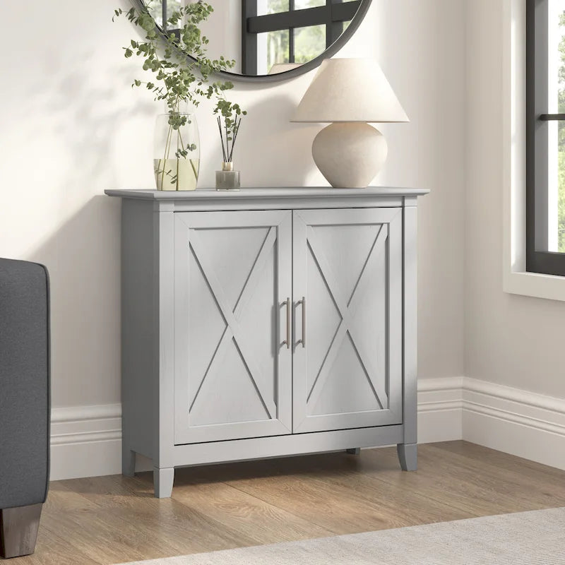 Key West Small Storage Cabinet with Doors by Bush Furniture