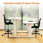 Drafting Chair - Tall Office Chair for Adjustable Standing Desks