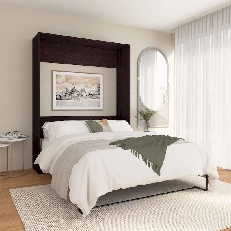 Claremont 65W Space-Saving Queen Size Murphy Bed by Bestar