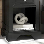 Homestyles Bedford Black Nightstand