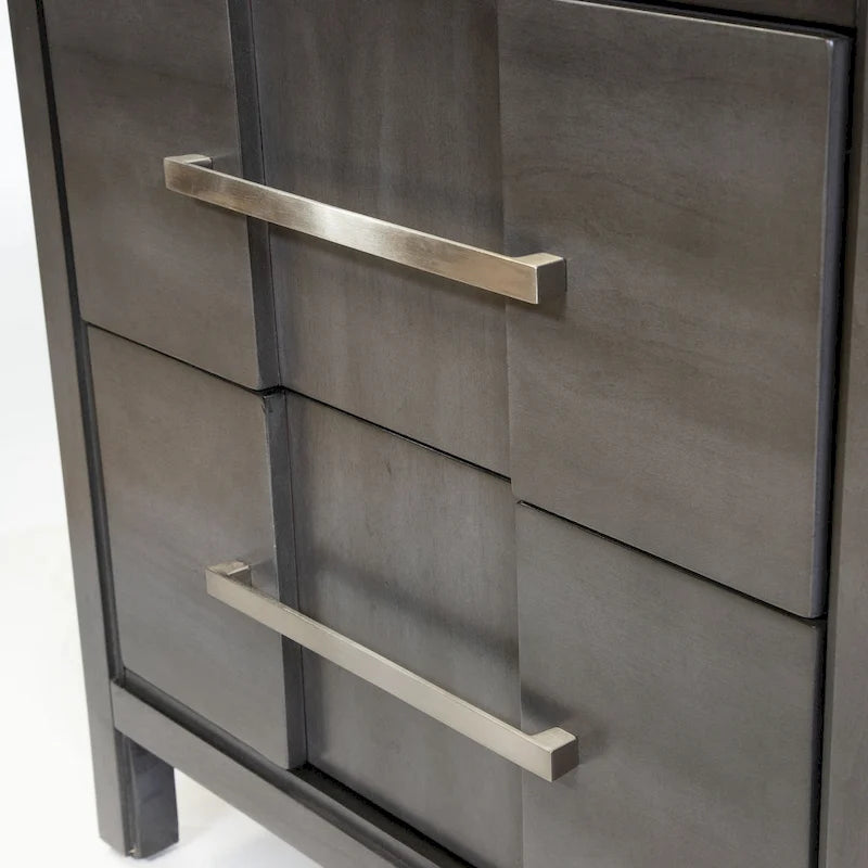 Tass Transitional Solid Wood 2-Drawer Nightstand by Furniture of America