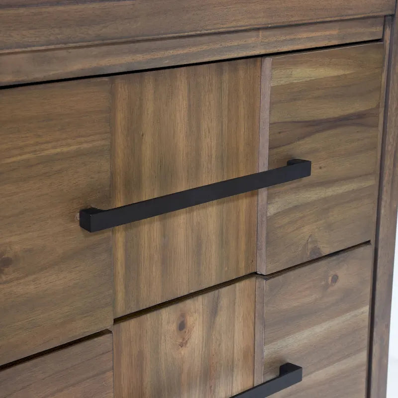 Tass Transitional Solid Wood 2-Drawer Nightstand by Furniture of America