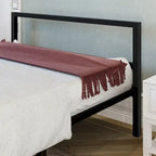 King Modern Metal Platform Bed Frame