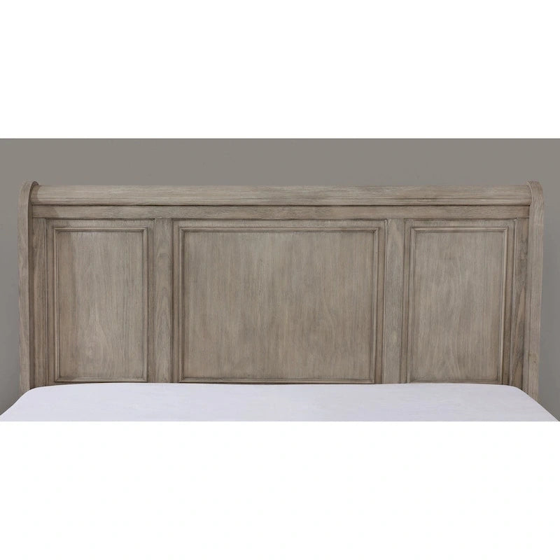 Furniture of America Nahkohe Rustic Grey Wood 2-drawer Sleigh Bed