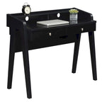 Convenience Concepts Newport Deluxe 2 Drawer Desk with Shelf