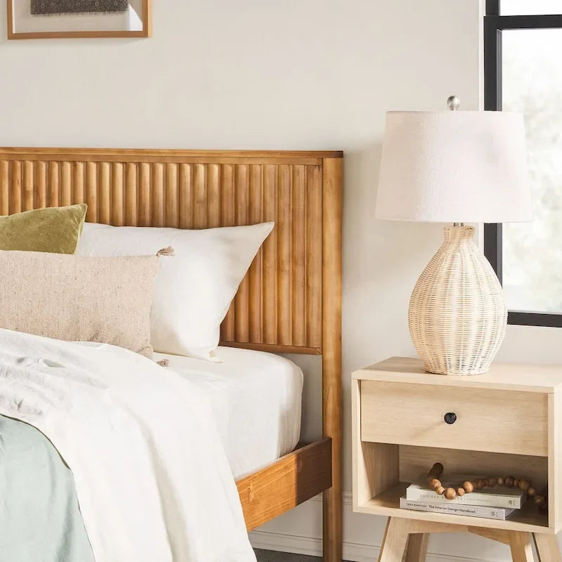 Middlebrook Designs Transitional Solid Wood Queen Bed