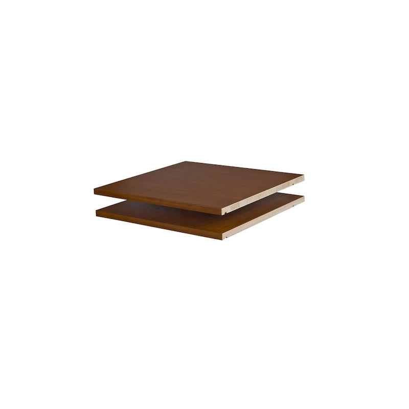 Palace Imports 100% Solid Wood Shelves for Metro, Cosmo Wardrobe Armoires, Set of 2