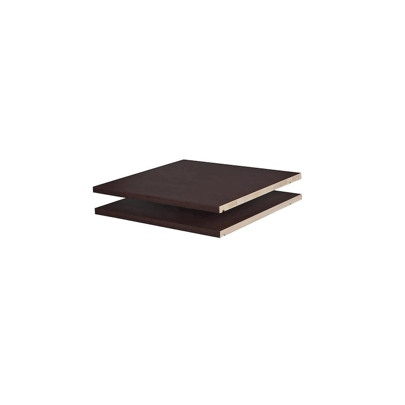 Palace Imports 100% Solid Wood Shelves for Metro, Cosmo Wardrobe Armoires, Set of 2