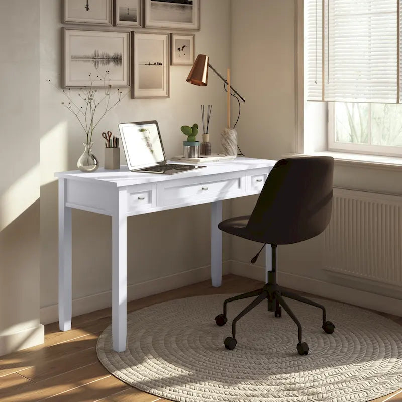 WYNDENHALL Norfolk Solid Wood Transitional Writing Office Desk
