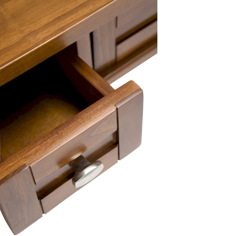 WYNDENHALL Norfolk Solid Wood Transitional Writing Office Desk