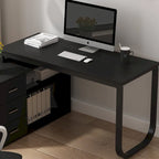 3-Drawer L-Shape Executive Desk Computer Tables With Storage Cabinet