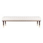 SAFAVIEH Couture Felicienne Mid-Century Bench - 63 W x 20 D x 18 H - 63Wx20Dx18H