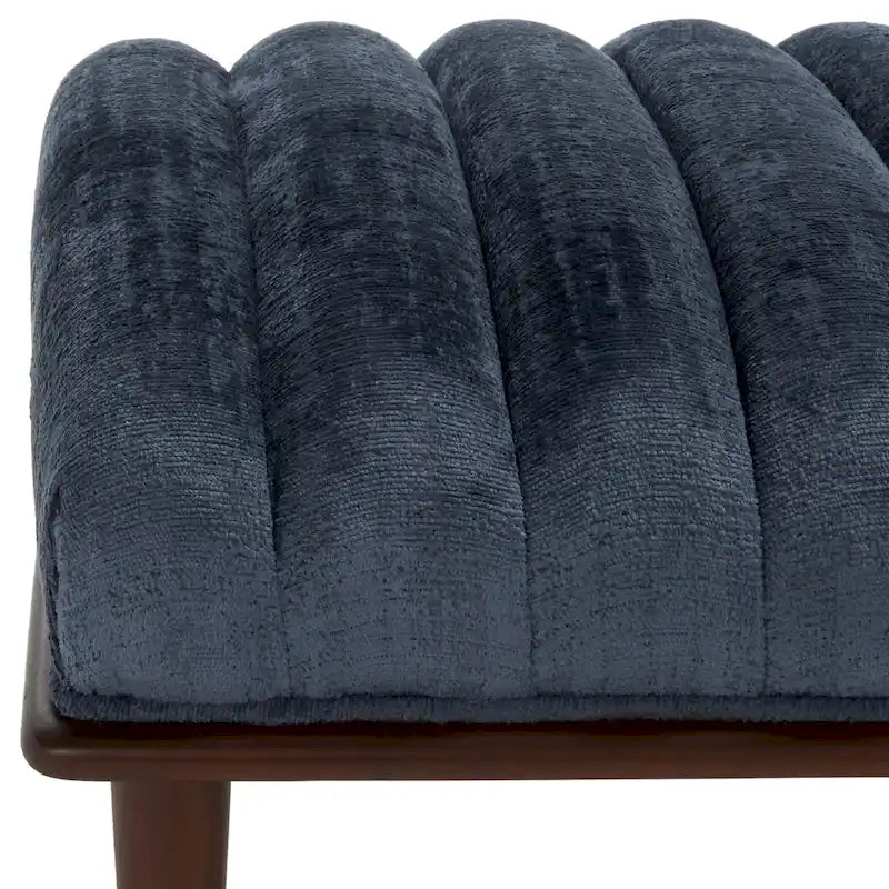 SAFAVIEH Couture Felicienne Mid-Century Bench - 63 W x 20 D x 18 H - 63Wx20Dx18H