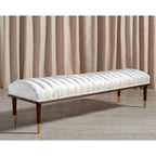 SAFAVIEH Couture Felicienne Mid-Century Bench - 63 W x 20 D x 18 H - 63Wx20Dx18H