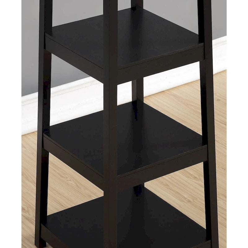 Roundhill Furniture Vassen 3-tier Storage Shelf Standing Coat Rack
