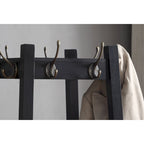 Roundhill Furniture Vassen 3-tier Storage Shelf Standing Coat Rack