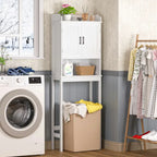 VEIKOUS Bathroom Over The Toilet Storage Cabinet Organizer With Doors and Shelves