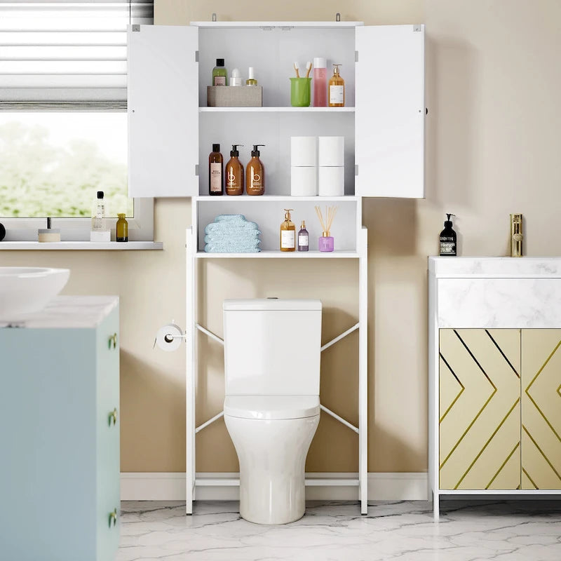 Moasis 67 Tall Toilet Storage Rack Over The Toilet with Metal Base