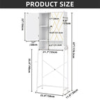Moasis 67 Tall Toilet Storage Rack Over The Toilet with Metal Base