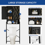 Moasis 67 Tall Toilet Storage Rack Over The Toilet with Metal Base
