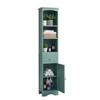 66 H Tall Bathroom Storage Cabinet with Drawer & Adjustable Shelves
