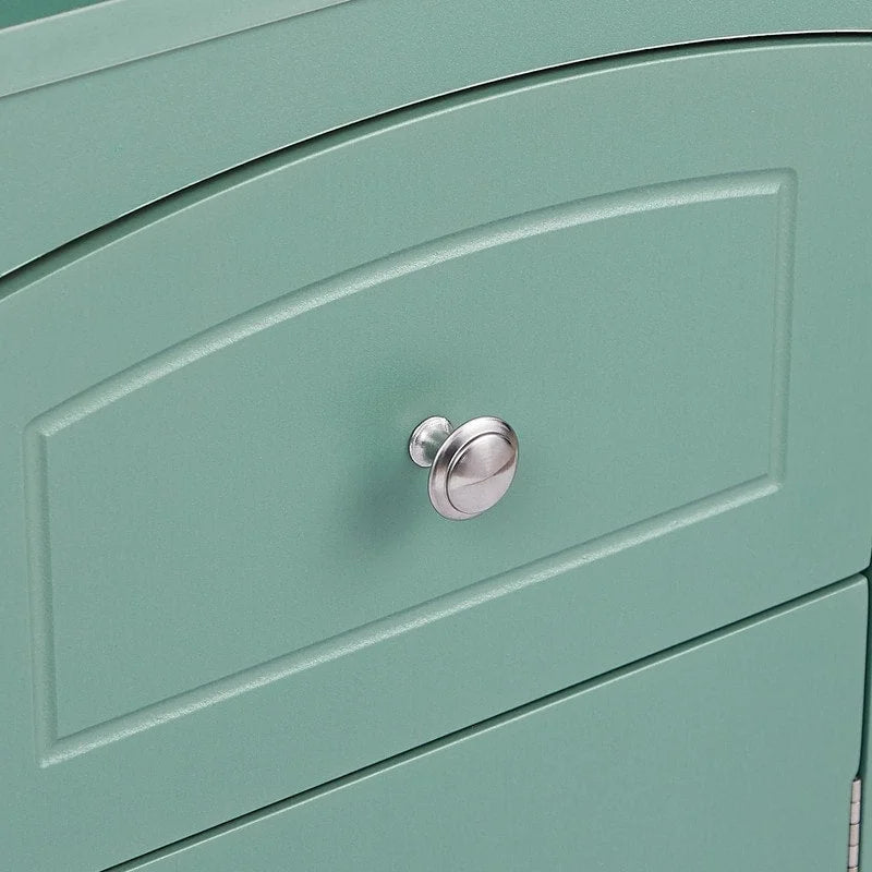 66 H Tall Bathroom Storage Cabinet with Drawer & Adjustable Shelves