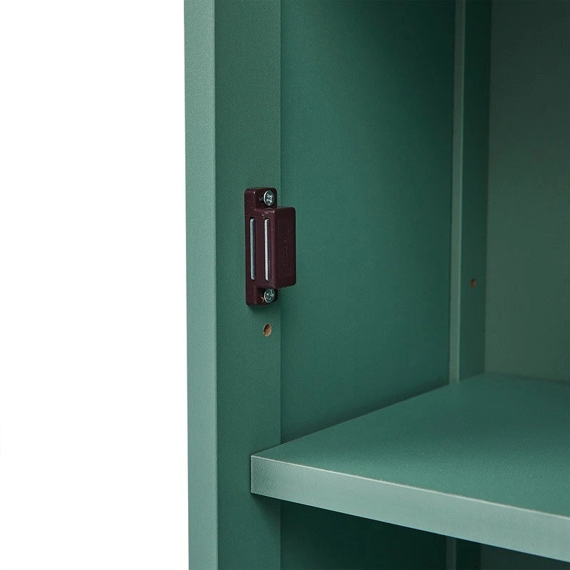 66 H Tall Bathroom Storage Cabinet with Drawer & Adjustable Shelves
