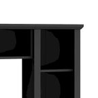 Entertainment Unit with Bridge, TV Stand with Adjustable Shelves for TVs Up to 75, Two Media Consoles