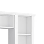 Entertainment Unit with Bridge, TV Stand with Adjustable Shelves for TVs Up to 75, Two Media Consoles