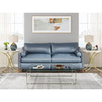 Modern Round End Side Accent Table for Entryway Living Room