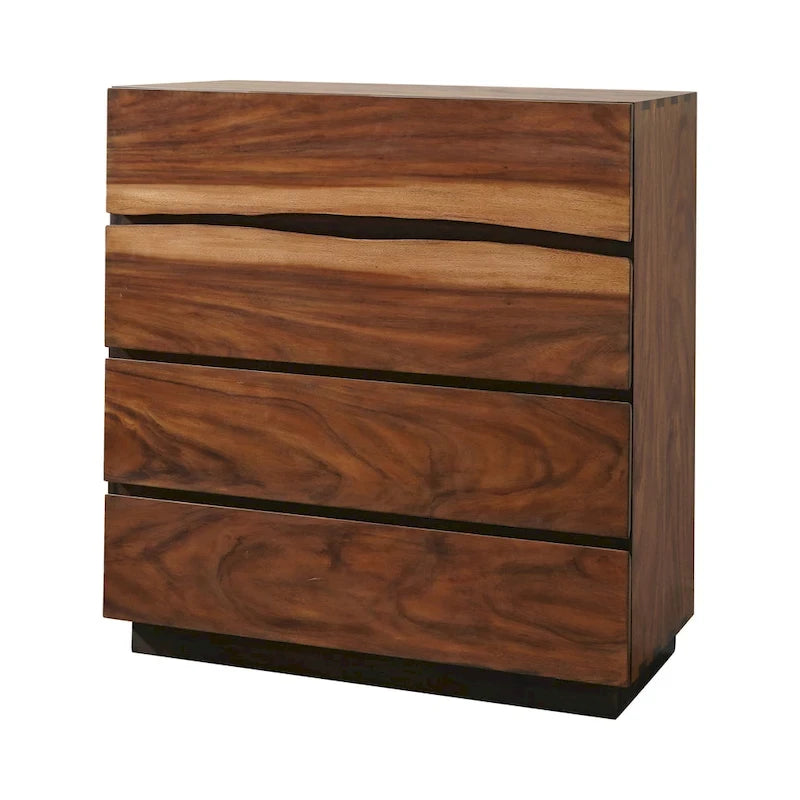 Mallory Smokey Walnut and Coffee Bean 2-piece Bedroom Set with Chest