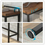 Narrow Console Table, Sofa Table Behind Couch, Hallway Entrance Table