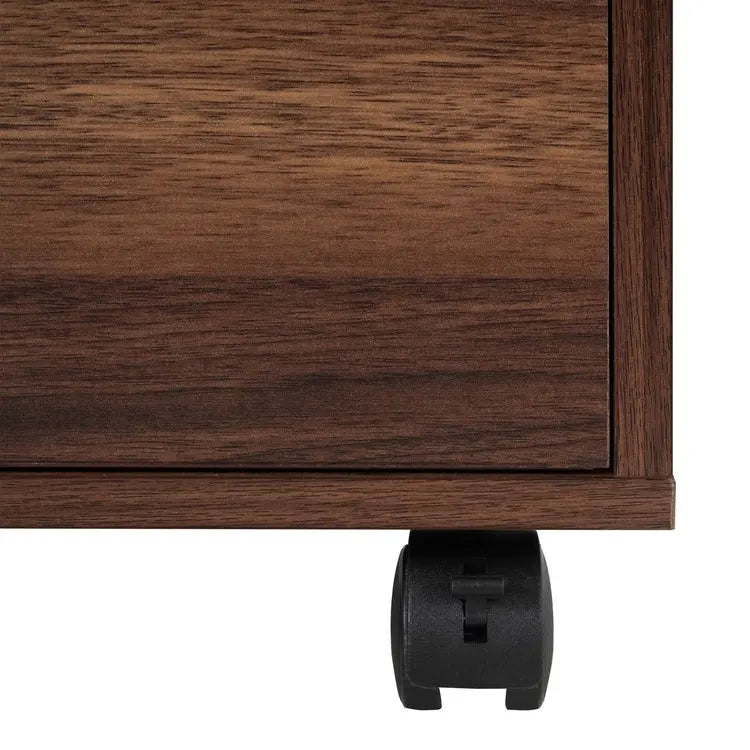 Office File Cabinets Wooden File Cabinets for Home Office Lateral File Cabinet File Cabinet Mobile Storage Drawer Cabinet - Grey