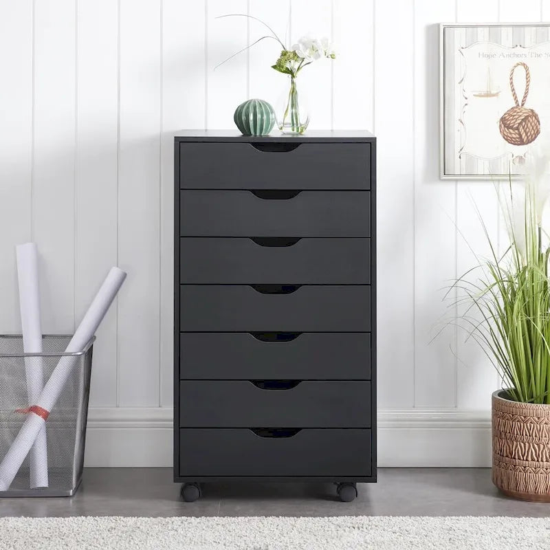 Office File Cabinets Wooden File Cabinets for Home Office Lateral File Cabinet File Cabinet Mobile Storage Drawer Cabinet - Grey