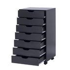 Office File Cabinets Wooden File Cabinets for Home Office Lateral File Cabinet File Cabinet Mobile Storage Drawer Cabinet - Grey