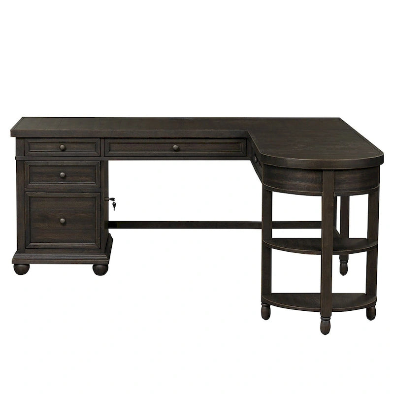 Harvest Home Chalkboard Opt L Shaped Desk Set