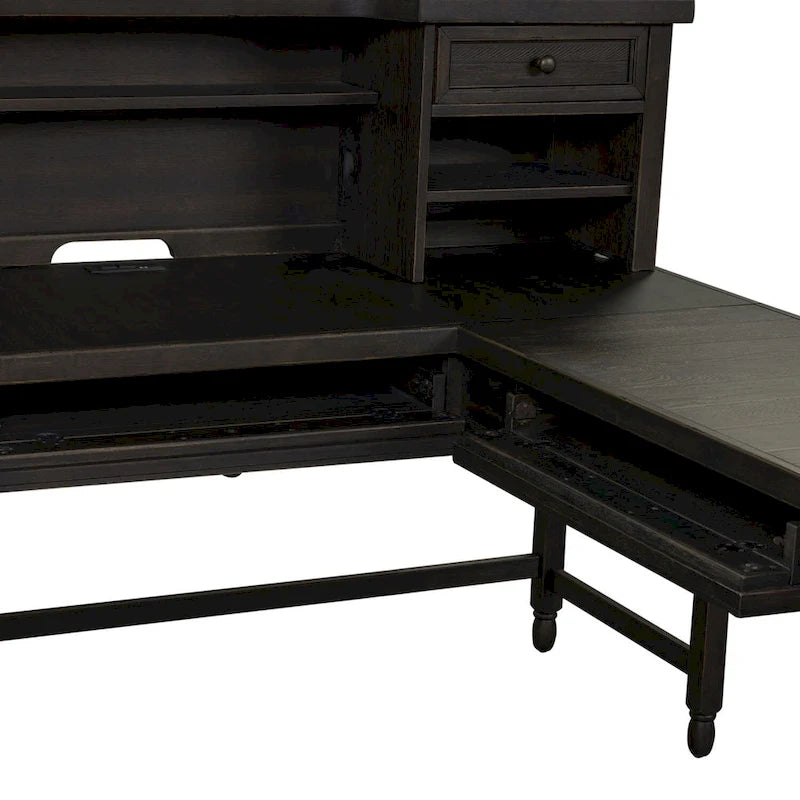 Harvest Home Chalkboard Opt L Shaped Desk Set