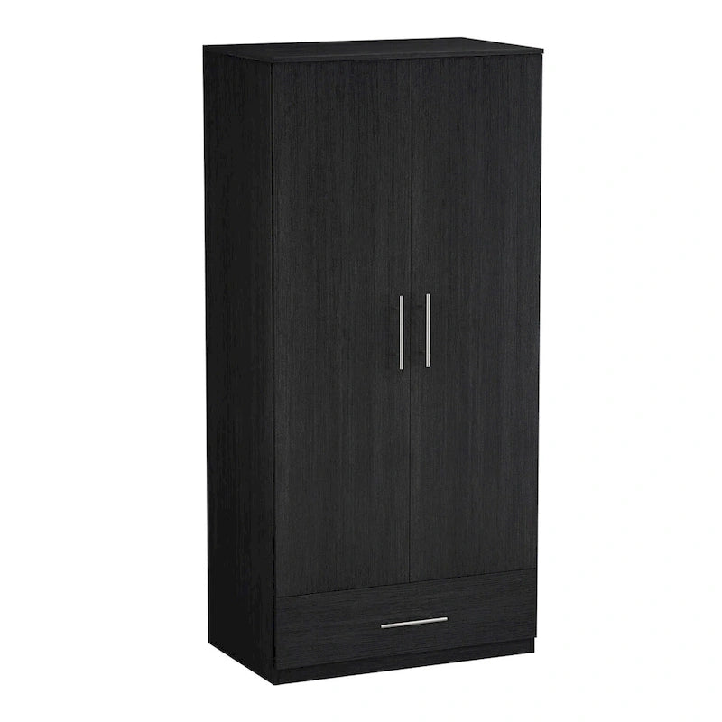 South Shore 2Door Wardrobe Armoire with Storage Drawer and hanging rod