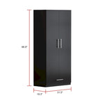 South Shore 2Door Wardrobe Armoire with Storage Drawer and hanging rod