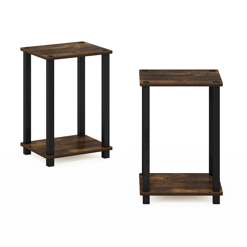 Furinno Simplistic End Table, Small, Set of 2