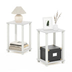 Furinno Simplistic End Table, Small, Set of 2