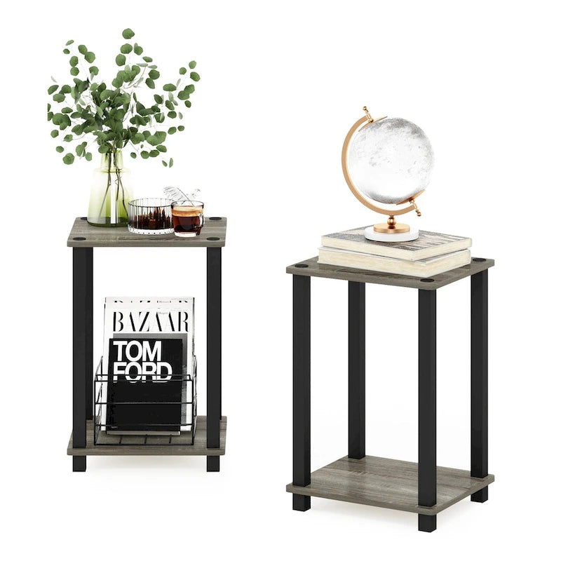 Furinno Simplistic End Table, Small, Set of 2