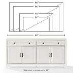 Crosley Tara Sideboard - 15x61x29.63