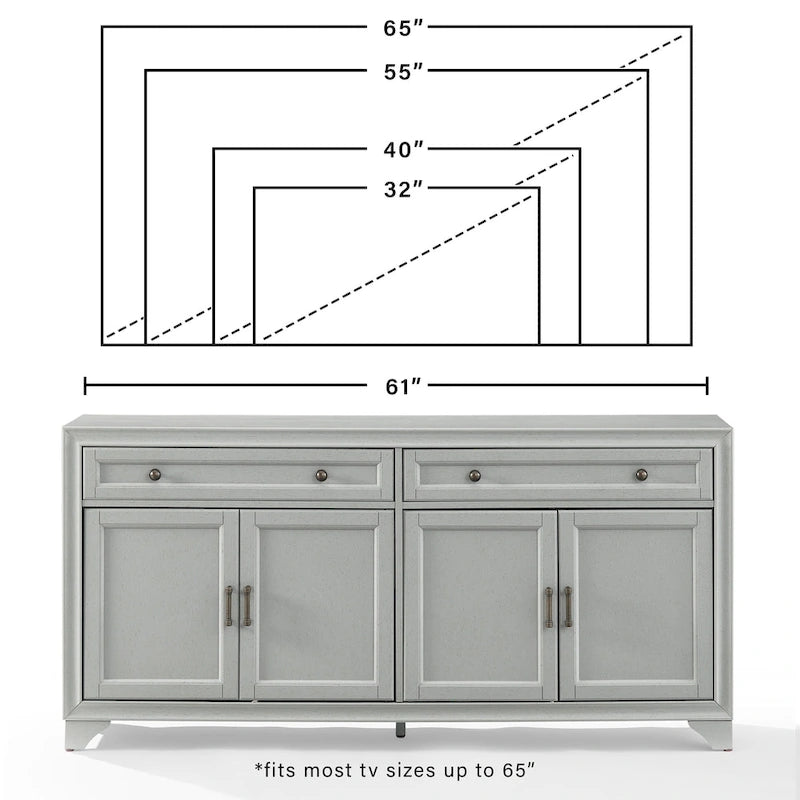 Crosley Tara Sideboard - 15x61x29.63