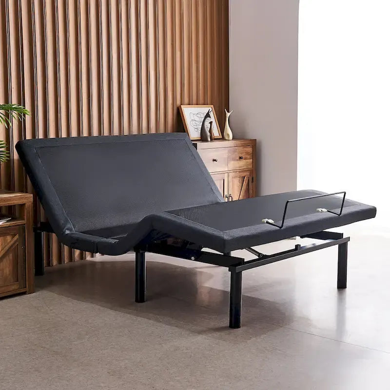 CO-Z Massaging Zero Gravity Adjustable Bed with Wireless Remote and Underbed Lighting
